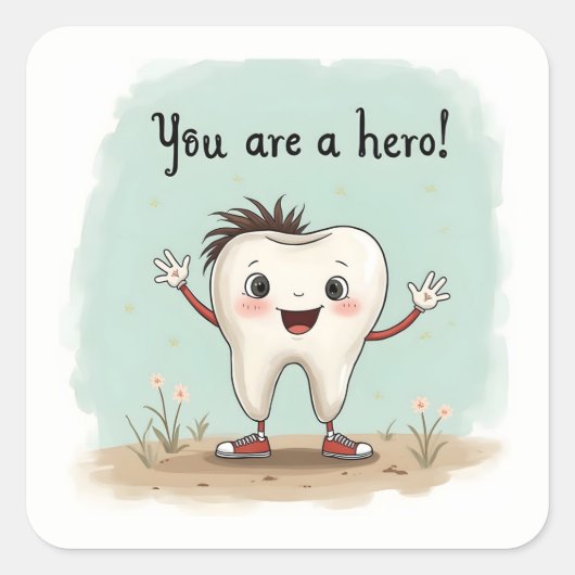 Stickers voor kleine tandartspatiënten (Voorkant)