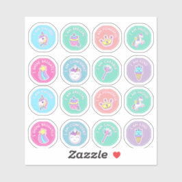 Stickers voor kleurrijke studentbevestiging