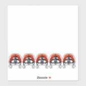 stickers voor ladybugs met standaard rij-laptop (Vel)