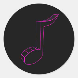 Stickers voor muzieknotities