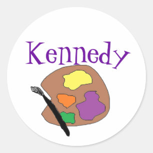 Stickers voor naam Kennedy