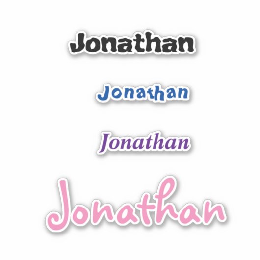 Stickers voor naamlabels (Voorkant)