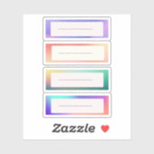 Stickers voor naamplaatjes (Vel)