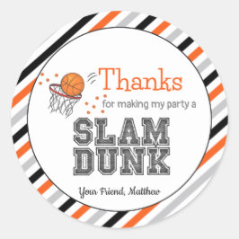 Stickers voor partijbalken | Geboortdag Dank u Sti