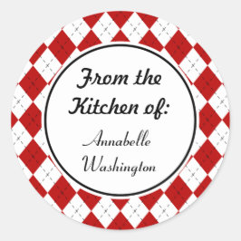 Stickers voor persoonlijk gebruik van Red Kitchen