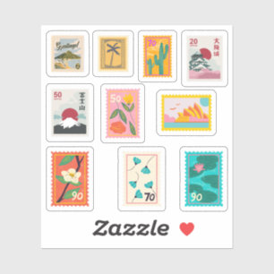 Stickers voor postzegels