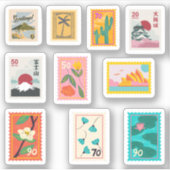 Stickers voor postzegels (Voorkant)