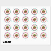 Stickers voor pretkerst (Vel)