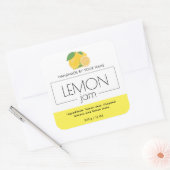 Stickers voor productlabel van Lemon Jam Verpakkin (Envelop)