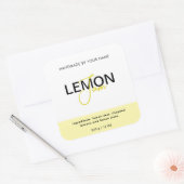 Stickers voor productlabel van Lemon Jam Verpakkin (Envelop)