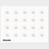 STICKERS VOOR RAINBOW LOVE Driehoek (Vel)