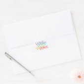 STICKERS VOOR RAINBOW LOVE Driehoek (Envelop)