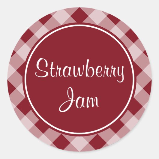 Stickers voor Red Gingham Kitchen (Voorkant)