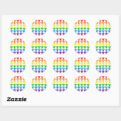 Stickers voor regenboogdriehoeken (Vel)