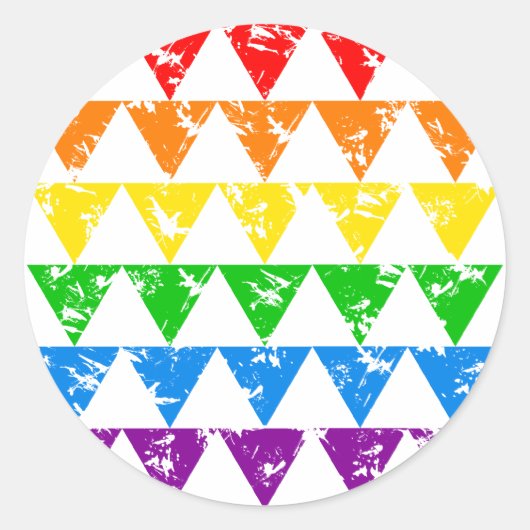 Stickers voor regenboogdriehoeken (Voorkant)