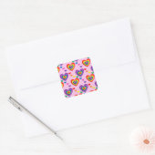 Stickers voor regenboogharten (Envelop)