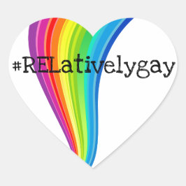 Stickers voor regenbooghashtag