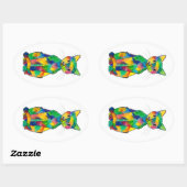 Stickers voor regenboogkatten (Vel)