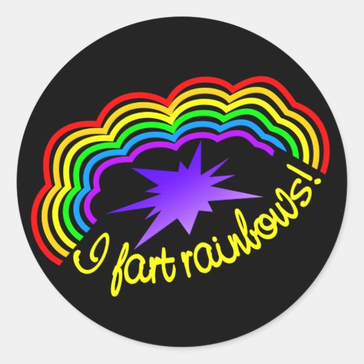 Stickers voor regenboogkunst (Voorkant)