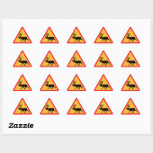Stickers voor rendierwaarschuwing (Vel)