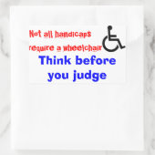 stickers voor rolstoelen (Tas)