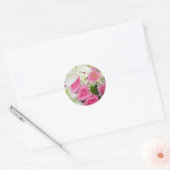 Stickers voor roze en witte Floral envelop (Envelop)