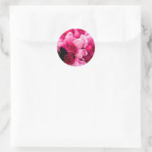 Stickers voor roze rozenweddenschap (Tas)