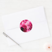 Stickers voor roze rozenweddenschap (Envelop)