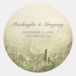 stickers voor rustieke houten bruiloft