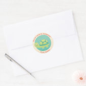 Stickers voor schildpadValentijn - Aangepaste Kind (Envelop)