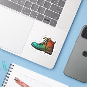 stickers voor schoeisel met permanente schoen voor (Laptop met iPhone)