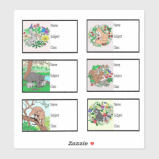 Stickers voor schoolboeken