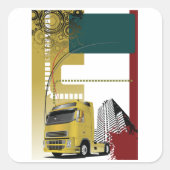 Stickers voor stadsvrachtwagens (Voorkant)