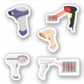 Stickers voor streepjescodelezer (Voorkant)