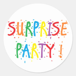 stickers voor "Surprise Party"