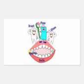 Stickers voor tandheelkundige hygiëne (Voorkant)