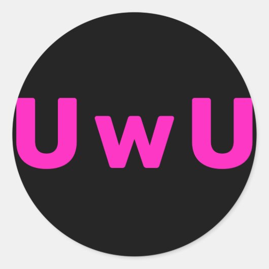 Stickers voor UWU-aangepaste rondleidingen (Voorkant)