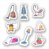 Stickers voor vacuümreiniger (Voorkant)