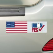 Stickers voor vakbonden op bumper (Op auto)