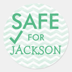 Stickers voor veilig voedsel voor speciale diëten