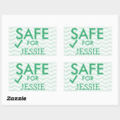 Stickers voor veilig voedsel voor speciale diëten (Vel)