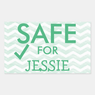 Stickers voor veilig voedsel voor speciale diëten