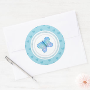 Stickers voor vlinder en hart