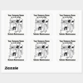 Stickers voor voertuigonderhoudbedrijven (Vel)