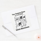 Stickers voor voertuigonderhoudbedrijven (Envelop)