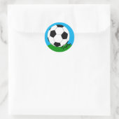 Stickers voor voetbalfans met monogram / Voetbal (Tas)