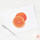 Stickers voor volledige en gesneden Sinaasappel-vr (Envelop)