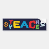 Stickers voor Vrede op de bumper - Deel Positivite (Voorkant)