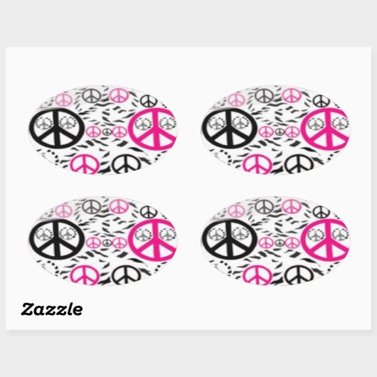 Stickers voor vredessignalen (Vel)