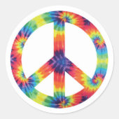 Stickers voor vredessignalisatie - Rainbow Hippie  (Voorkant)